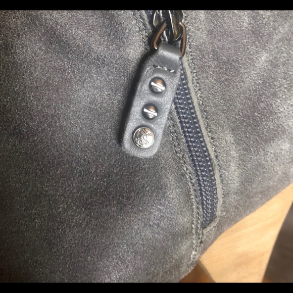 MATT BERNSON GRAY SUEDE ANKLE BOOTS - Picture 4 of 9